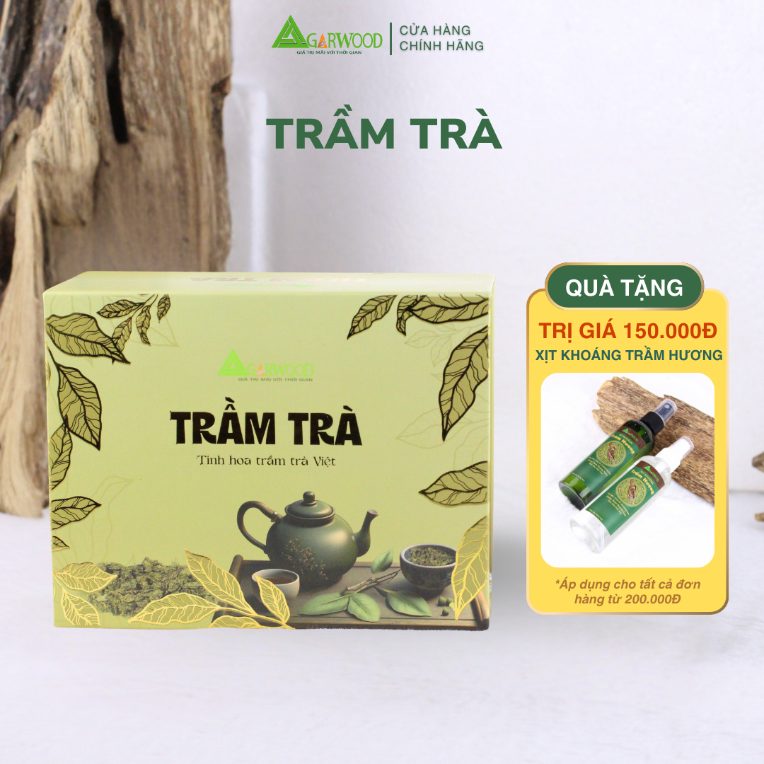 Trầm Trà Trầm Hương TTT lá dó bầu dễ uống, hỗ trợ ngủ ngon, giảm stress, thanh lọc cơ thể, hỗ trợ giải rượu